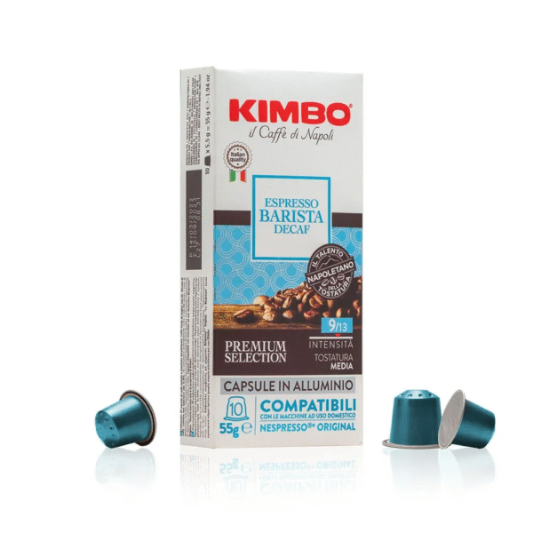 Kimbo – Aluminiumkapseln Espresso Barista Decaf