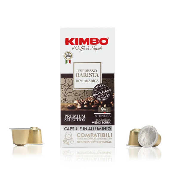 Kimbo – Aluminiumkapseln Espresso Barista 100% Arabica