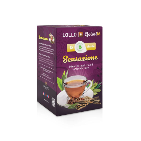 Lollo Caffè – Golositè – ESE Pads Sensazione Infuso di Liquirizia ed Anice Stellato