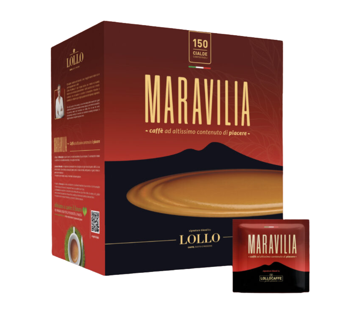 maravilia-main Lollo Caffè – ESE Pads Maravilia – Image 1